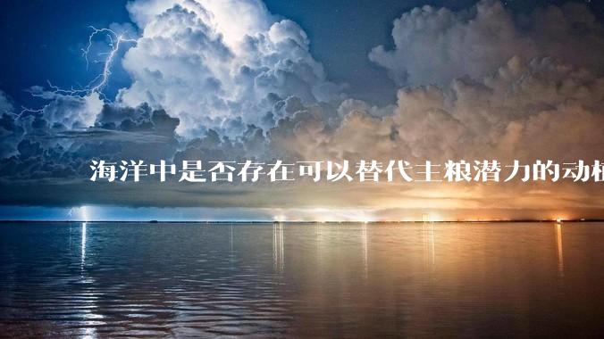 海洋中是否存在可以替代主粮潜力的动植物？