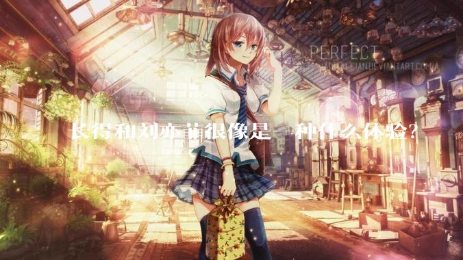 长得和刘亦菲很像是一种什么体验？