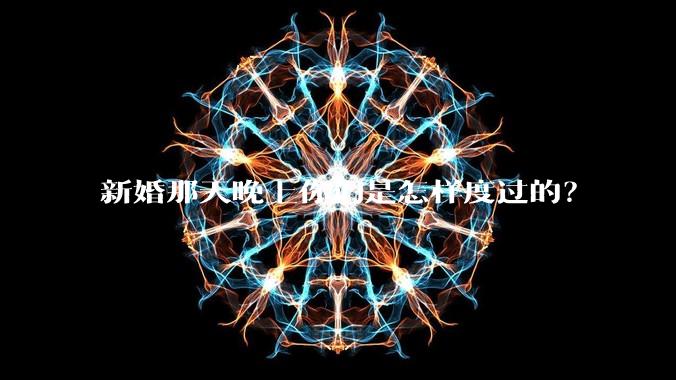 新婚那天晚上你们是怎样度过的？