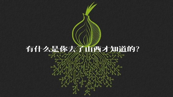 有什么是你去了山西才知道的？