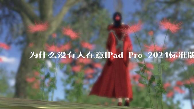 为什么没有人在意iPad Pro 2024标准版仅搭载的8GB内存（RAM）？
