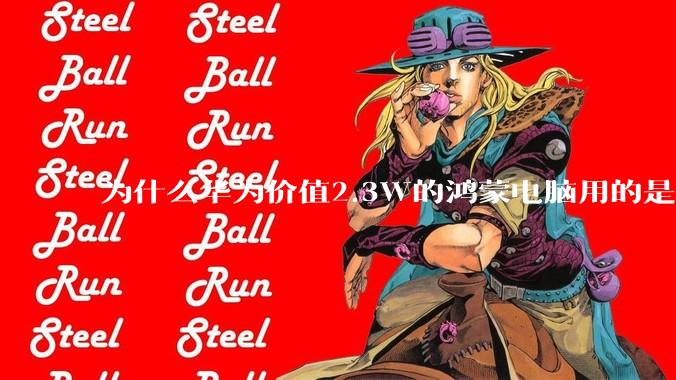 为什么华为价值2.3W的鸿蒙电脑用的是美国西数的中低固态硬盘？？