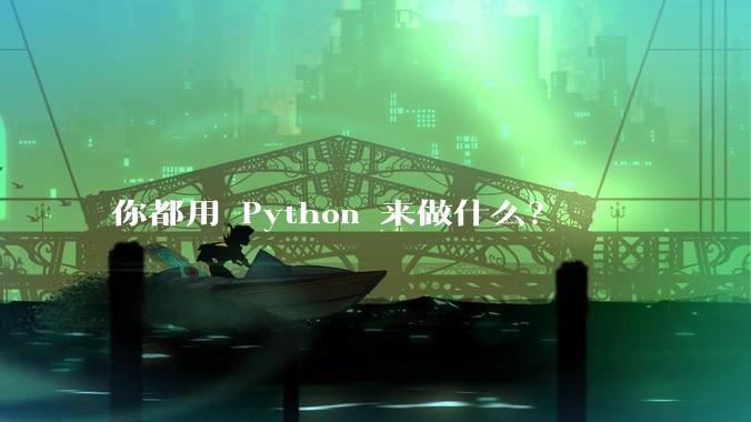 你都用 Python 来做什么？