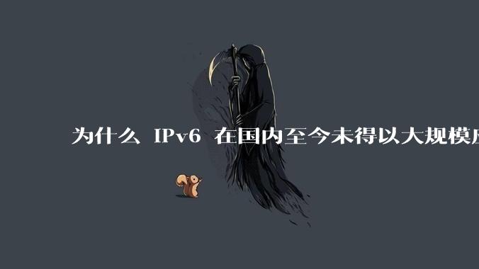 为什么 IPv6 在国内至今未得以大规模应用?