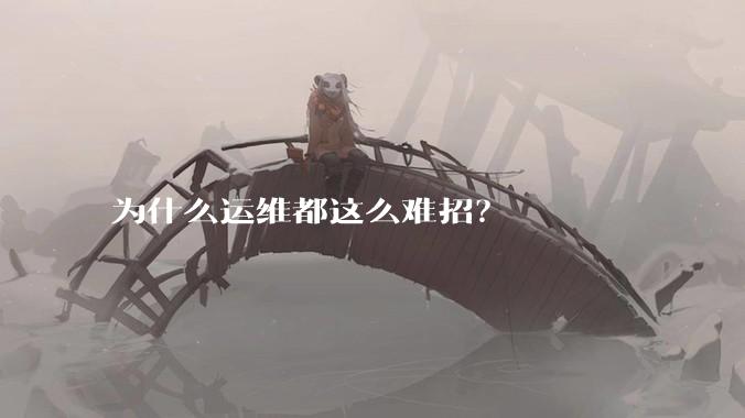 为什么运维都这么难招？