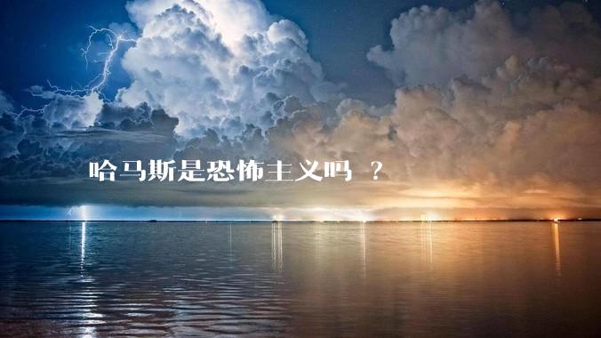哈马斯是恐怖主义吗 ？